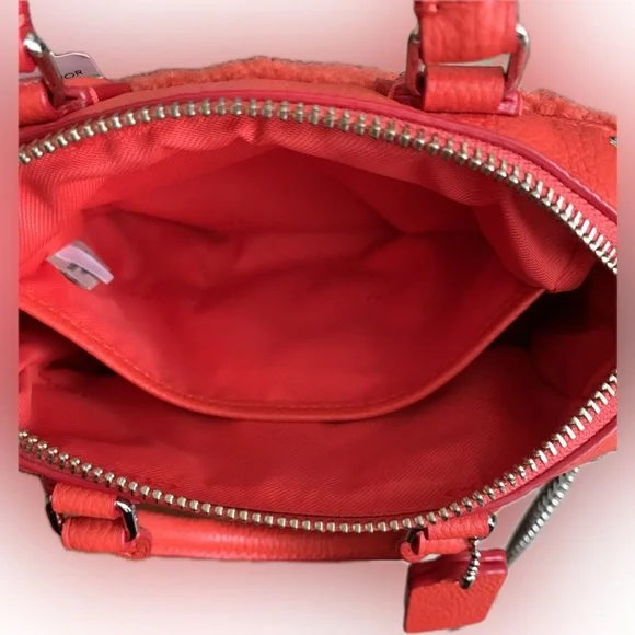 COACH RHYDER SATCHEL 18 IN SHEARLING AND LEATHER NWT - Picture 9 of 9